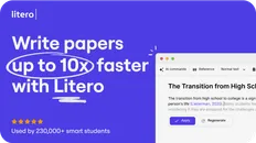 Illustration to article Ethical AI in Academic Writing: Unlocking the Power of Litero AI